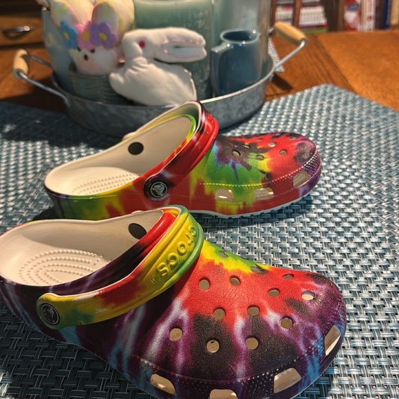 Crocs Classic Tie Dye M 6 W 8 - Picture 2 of 6